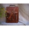 Herren Echte Schultertasche Ziege Messenger Handarbeit echte Tasche
