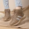 Winter neue Schneestiefel für Damen mit dickem Fleece und Wärme für draußen, hohe Schneestiefel und rutschfeste Damenschuhe