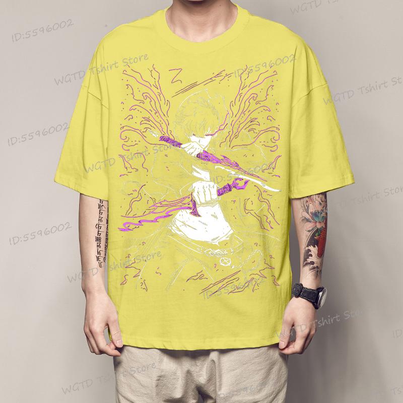 Solo Leveling T-skjorte Sung Jinwoo Ny Anime Manga Svart Skjorte T-skjorte Alle Størrelser Pro Choice Grafiske T-skjorter Oversized Vintage KLÆR