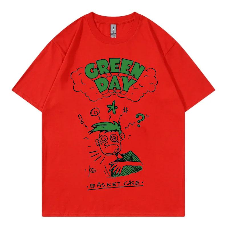 Punk Rock Band Green Day Merch T-shirts Concert Tour 2026 Fan Gift T Shirts Men Womem Clothing High Street Fashion Trend T-shirt