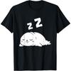 Robbe Faule Robben Pyjama Schlafende Robbe T-Shirt(1)