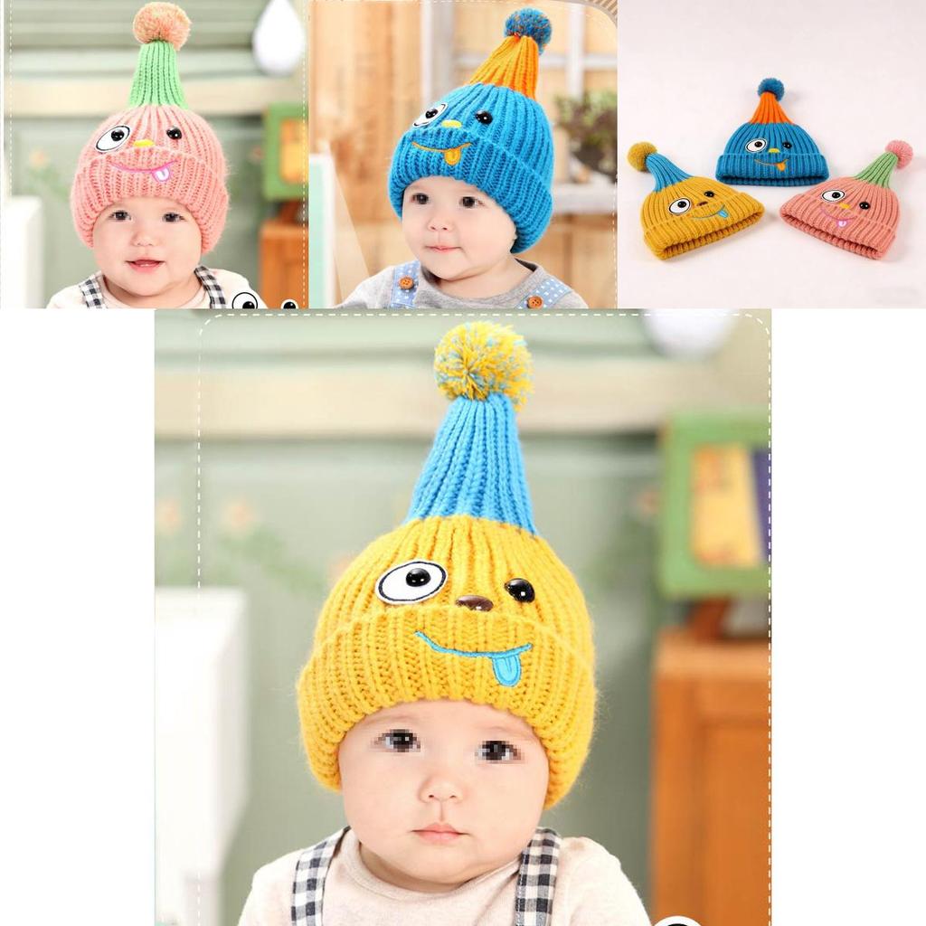 Baby Toddler Wool Beanie Cap With Earmuffs And Scarf For Cold Weather Outdoor Use