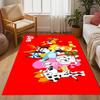 Bluey's Colorful Friends Themed Anti-Slip Rugs - Polyester Home Decor, Suitable for Bedrooms, Living Rooms, Doorways, Studios, and Decorations