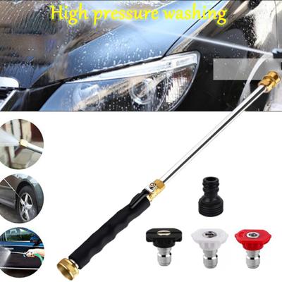 Garden Hose Wand Power Washer with Interchangeable Nozzles Non-Slip Handle Widely Used Jet Nozzle High Pressure Washer Tools