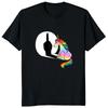 Einhorn Mittelfinger Fxk T-Shirt Damen Herren T-Shirt Streetwear T-Shirts Anime Kleidung Vier Jahreszeiten