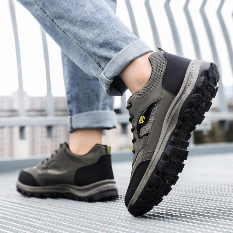 Men Hiking Shoes 2025 New Vintage Breathable Men Casual Sneakers Tenis Masculino Outdoor Walking Works Shoes Zapatos Para Hombre