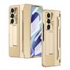 PU Leather Glass Film Pen Slot with Pen Stand Phone Case for Samsung Galaxy Z Fold 8 Ultra 7 6 5 4 3 5G Hinge Protection Cover