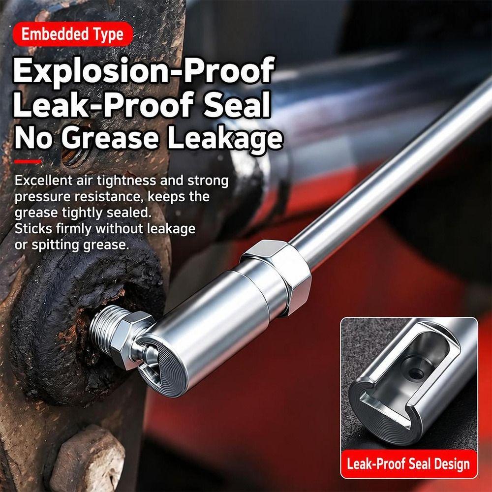 Flush Mount Open-ended Right-angle Oil Injector Butter Cleaning Tool  Machinery Lubrication