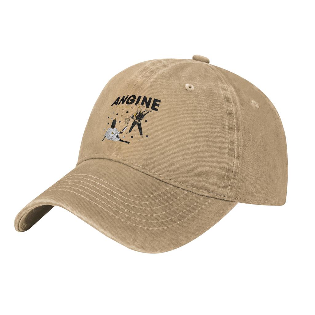 Angine De Poitrine Group Baseball Cap Vintage Distressed Denim Snapback Hat Unisex Outdoor Travel Unstructured Soft Caps Hat