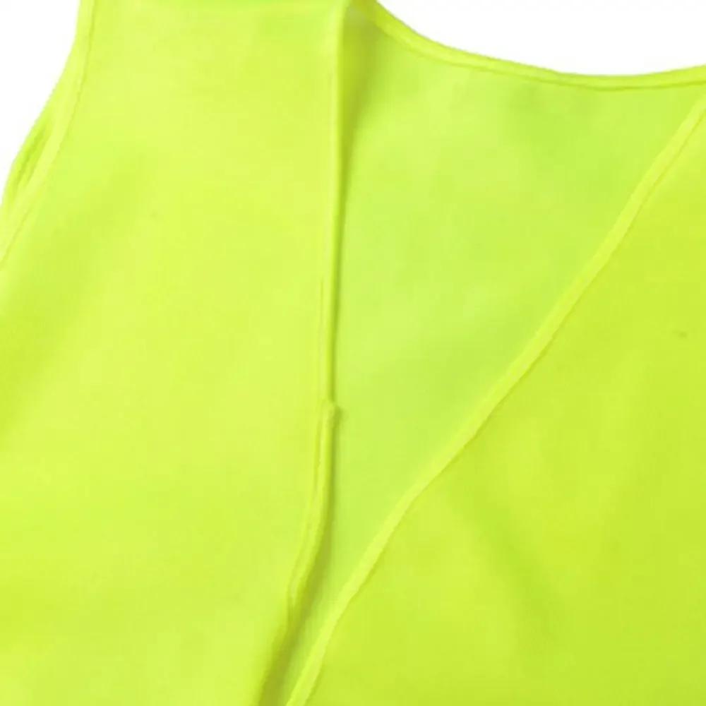 Car Reflective Safety Vest - High Visibility Yellow for Traffic Running Cycling & Outdoor Sports