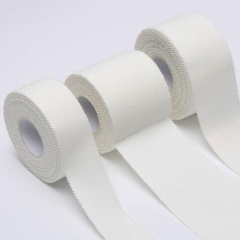 10M 50/38/25mm Cotton White Medical Premium Adhesive Tape Sport Binding Elastic Bandage Strain