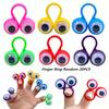 Funny Wiggle Eyeball Finger Puppet Plastic Rings Party Favor Toys For Kids Practical Jokes Games Gifts Birthday Decor