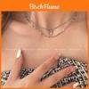 2022 New Arrival European And American Titanium Steel Necklace For Women Cool And Minimalist Lock Clavicle Chain