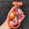 Handy-Lanyard, Garnblume, Gewebte Handschlaufe, Ins, Cartoon Niedlich, Niedlicher Baby-Anhänger, Daumenschlaufe, Damenstil
