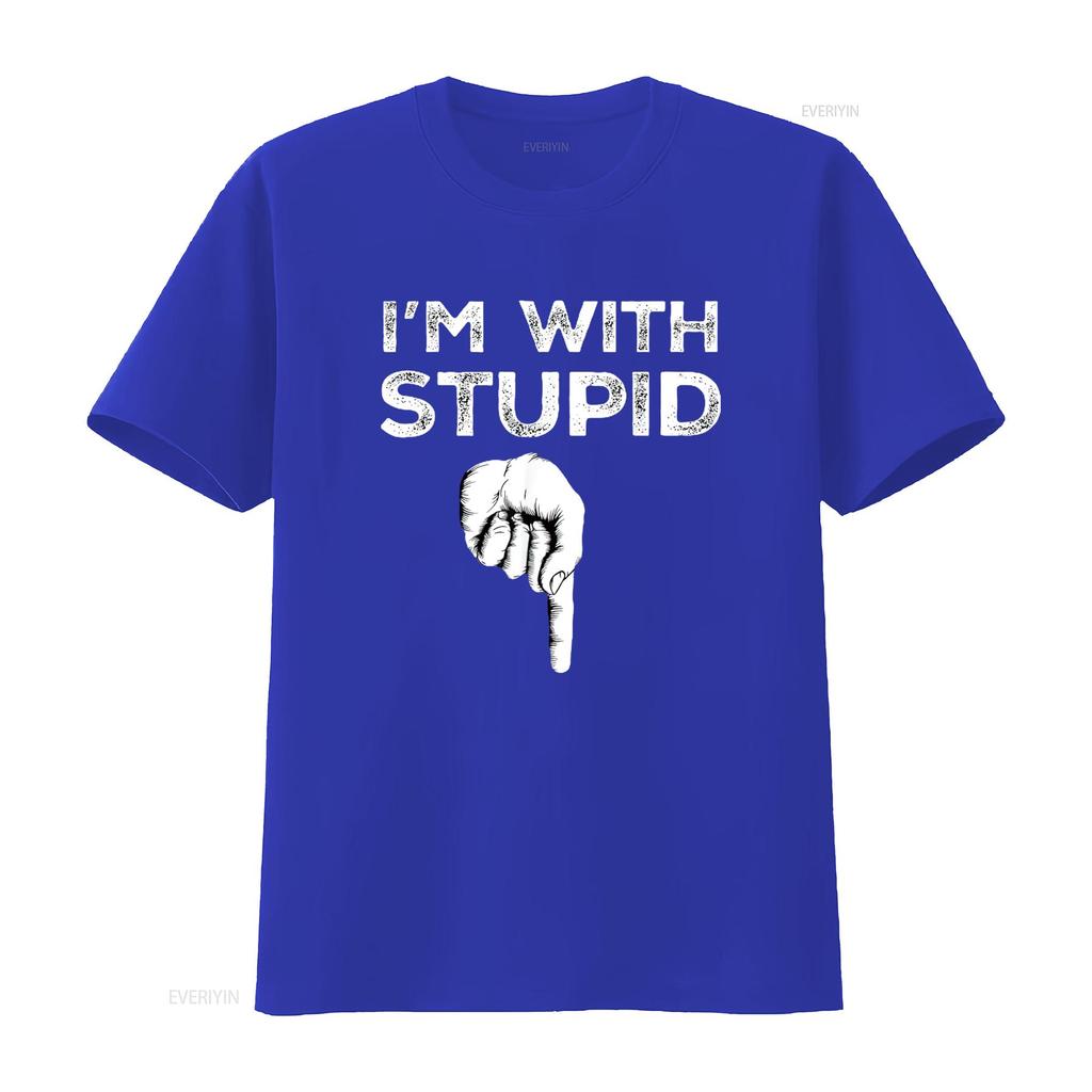I m With Stupid Down Arrow Funny Dirty Offensive Rude Joke T Shirt Black Medium vintage Washed Soft homme Stretched Stylish