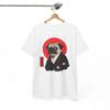 Pug Wearing Kimono Japanese T-Shirt | Katana Bushido Tee | Feudal Japan Shirt