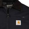 Carhartt WIP Loose Fit Logo Patch Zip Long Sleeve Jacket Men Jackets I015264-0DI-01