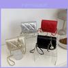 Mini Girls Chain Bag With Quilted Pattern And Trendy Chain Strap For Daily Use