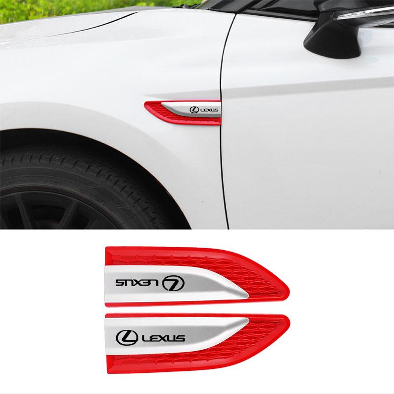 2026 Hot Interior Stickers Car Body Protective Sticker Car Fender Side Blade Badge For Lexus CT200h F Sport ES LS IS GS LC RC RX