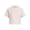 Originals Sports Lifestyle Serie Comfortabel Ademend Zacht Sport Casual T-shirt met Korte Mouwen Dames Tops Roze KB6399