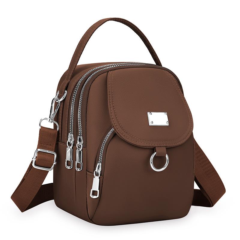 Multi-Functional Mini Top Handle Bags Lightweight Crossbody Bag with Multiple Pockets, Ideal for Daily Errands & Casual Outings
