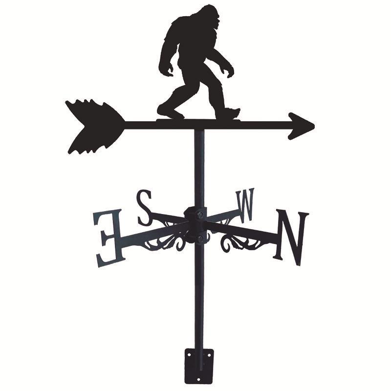 Stainless Steel Weather Vane Ornament for Outdoor Courtyard
