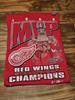 NOVÉ Vintage Detroit Red Wings 1998 Šampioni Stanley Cupu Vtg Tričko Velikost Střední