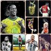 Football Metal Tin Signs Retro Sports Wall Decoration Plaque Vintage Art Poster Painting for Man Cave Home Cafe Garden Club Bar