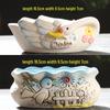 Cartoon Coarse Pottery Large Ceramic Succulent Planter with Picture Book Style