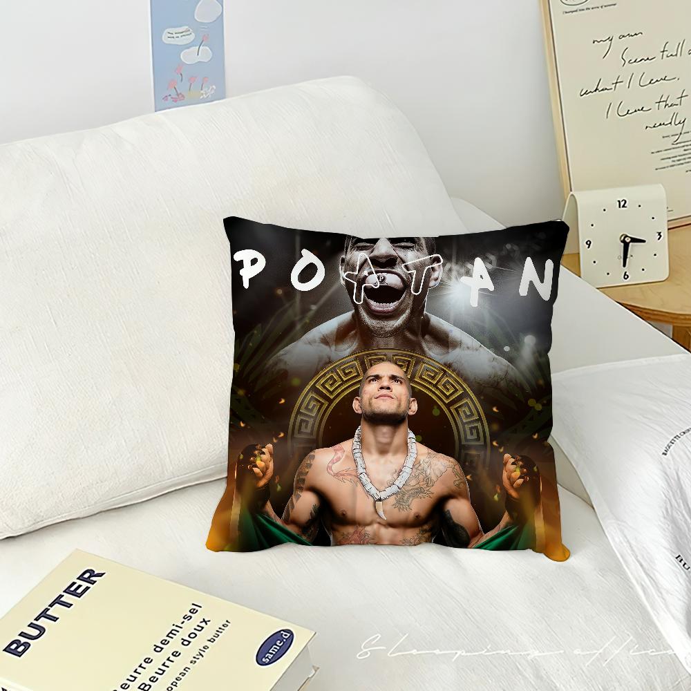 Athlete U-UFC-C Fighter A-Alex P-Pereira Poatan Living Room Headboard Office Cushion Bedroom Cushion Sofa Nap Time Pillow Case