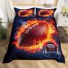 Rugby American Football Home Textiles Digital Printing Three-Piece Bedding Set