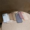 iPhone 15 14 13 12 Pro Max Plus fényképezőgéphez nagy lyukú, átlátszó szín, ujjlenyomat gátló PC csúszásgátló hátlap tok ház