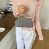 Ausländischer Stil Abendessen Neuer geflochtener Clip-Verschluss 2025 Ausländischer Stil Trend Große Kapazität Schulter-Crossbody-Kette Muschel-Tasche