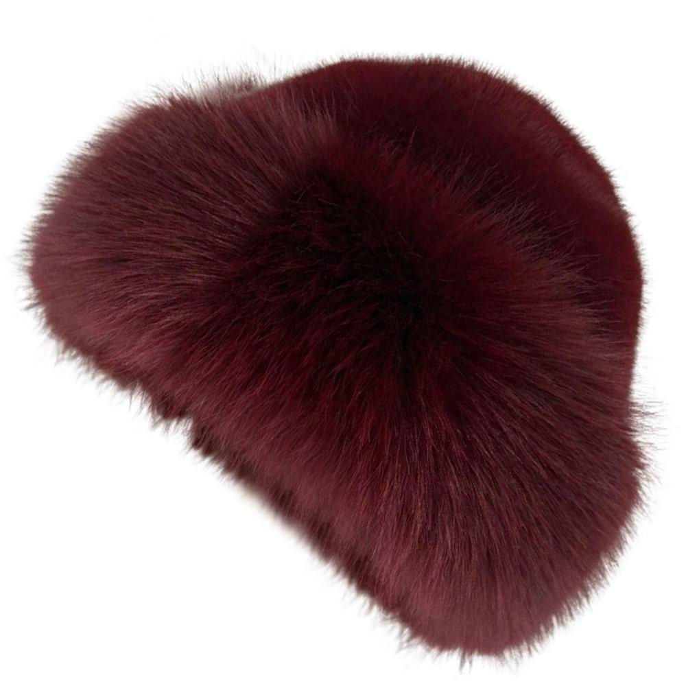 Fashion Headwear Fluffy Fur Winter Hat Thicken Fisherman Hat Cold Windproof Solid Color Panama Cap for Women Girls