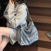 Denim Tasche Vintage Pendler Schulter Umhängetasche Große Kapazität Tragetasche