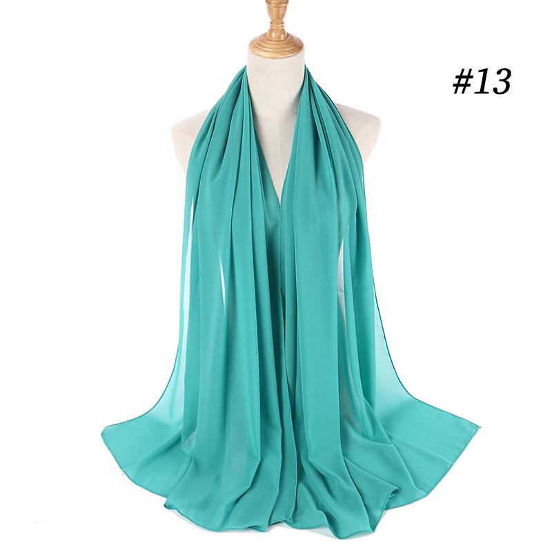 Femei Doamne Eșarfă Lungă Solidă Subțire Musulman Hijab Jersey Stole Pashmina Fashion Shawl Wraps