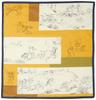 Yamamoto Jin Shoten Japanische Waren Kyoto Accessoires Taschentuch Choju Jinbutsu Giga B Senf Ungefähr x [Kyosai] 47,5 47,5cm