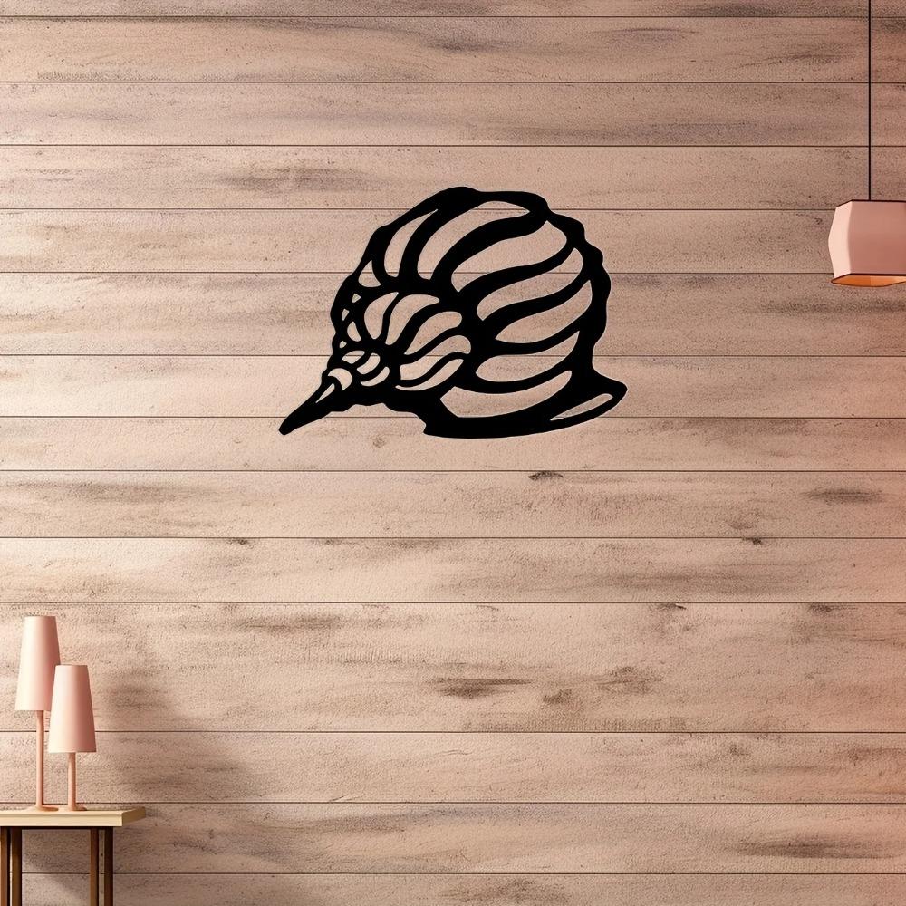 Seashell Metal Wall Art - Elegant Wall Sticker for Living Room, Outdoor, and Bedroom Decor | Stylish Metal Wall Hanging for Home