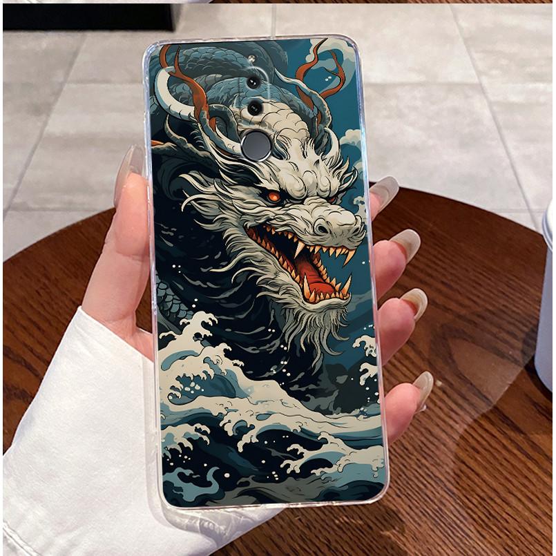 Sött Love Heart Kanin Mjukt Genomskinligt TPU-mobilskal för Huawei Mate 10 Lite Nova 2i Mate10Lite Nova2i Silikon Baksideshölje