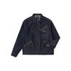 Gewaschene Jeansjacke Mit Reißverschluss-Dekoration Herrenjacken LMT0044996VG00F898L00