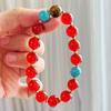 7A10Mm High Quality Ice-Permeable And Hydrating Natural Chalcedony Agate Tiger'S Eye Bracelet Bracelet.