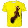 Chlapci Dívčí Trička Funny Squirrel Trička s 3D potiskem Chlapci Dívčí Móda Trička s krátkým rukávem Harajuku Cool Trička Dětské