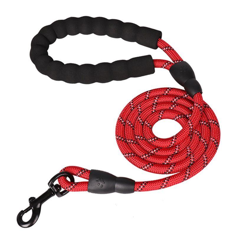Durable 5ft Reflective Dog Leash With Padded Handle For Big And Small Breeds