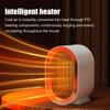 Portable Electric Fan Heater 1200W For Home Destop Office Living Room Bedroom PTC Ceramic Rapid Heating Winter Air Blower Warmer