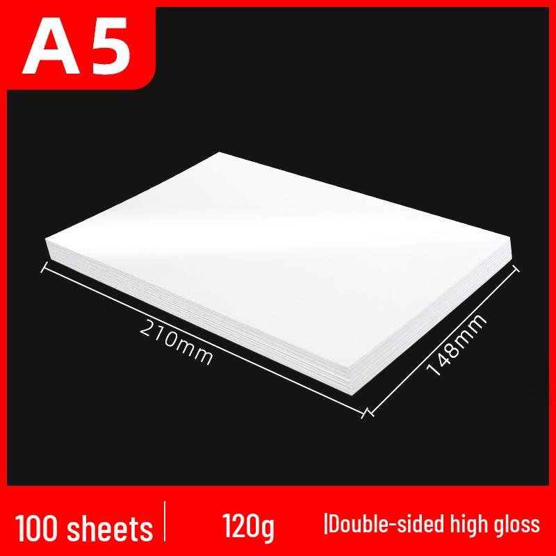 High-Gloss Photo Paper: A3 & A4 Inkjet, Double-Sided, 120gsm To 260gsm, Pack of 100