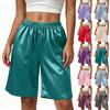 Women's Color Casual Summer Beach Shorts with Pockets Loose Fit