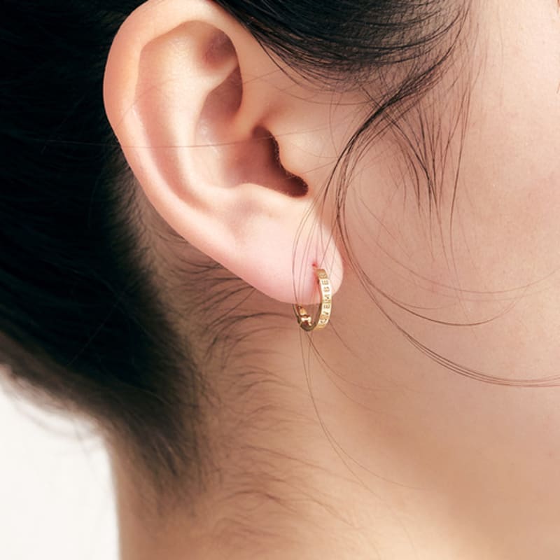 LOVEMBER [argent 925] LOVE Boucles d'oreilles Hold