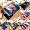 Japanese Style Area Rug Cherry Blossom Temple Mount Fuji Patterns Soft Non Slip Carpet for Living Room Bedroom Decor