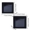 10pcs with Window Jewelry Storage Box Handmade Soap Wrapping Box  Wedding Birthday Party Supplies