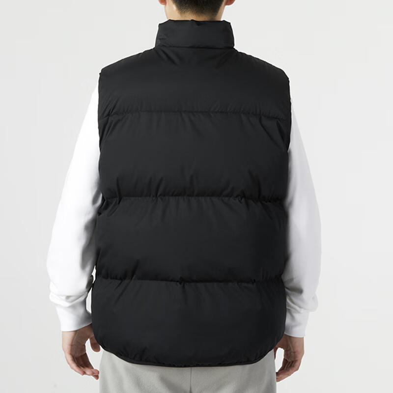Nike Solid Color Casual Stand Collar Logo Print Sleeveless Vest Men Vests Black FB7374-010